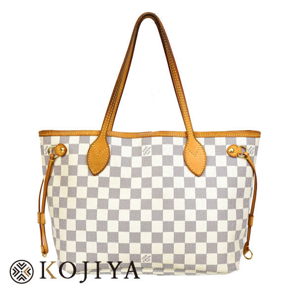 LOUIS VUITTON ルイヴィトン ダミエアズール ダミエアズール ネヴァーフルPM トートバッグ ハンドバッグ 肩掛け N41362 Bランク