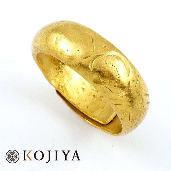 K24YG 純金 リング 指輪  貴金属（2021/6/1　K24・1ｇレート7,003円）