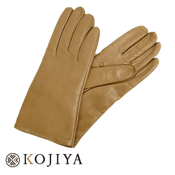 ermoneta セルモネータ 手袋 未使用品 gloves グローブス ベージュ Sランク